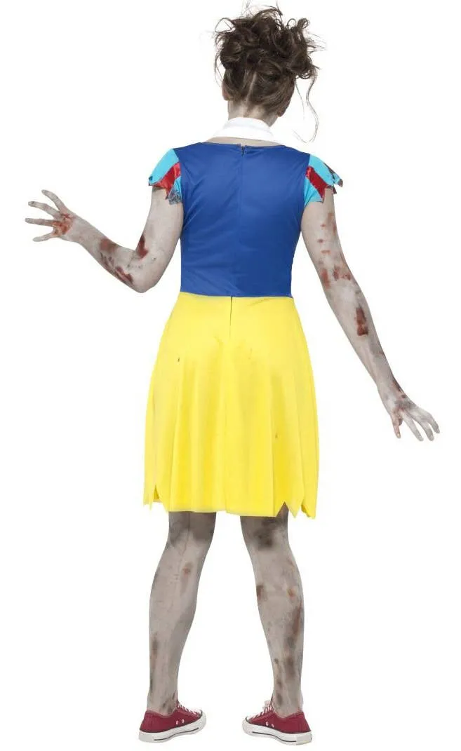 Zombie Miss Snow Teen Girls Halloween Costume