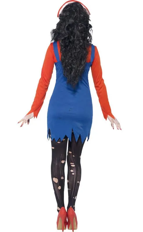Zombie Plumber Womens Halloween Costume