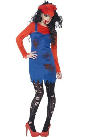 Zombie Plumber Womens Halloween Costume