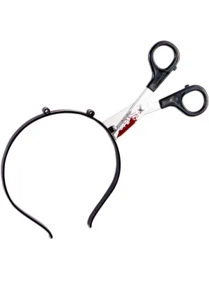 Zombie Scissors in Head Halloween Costume Headband