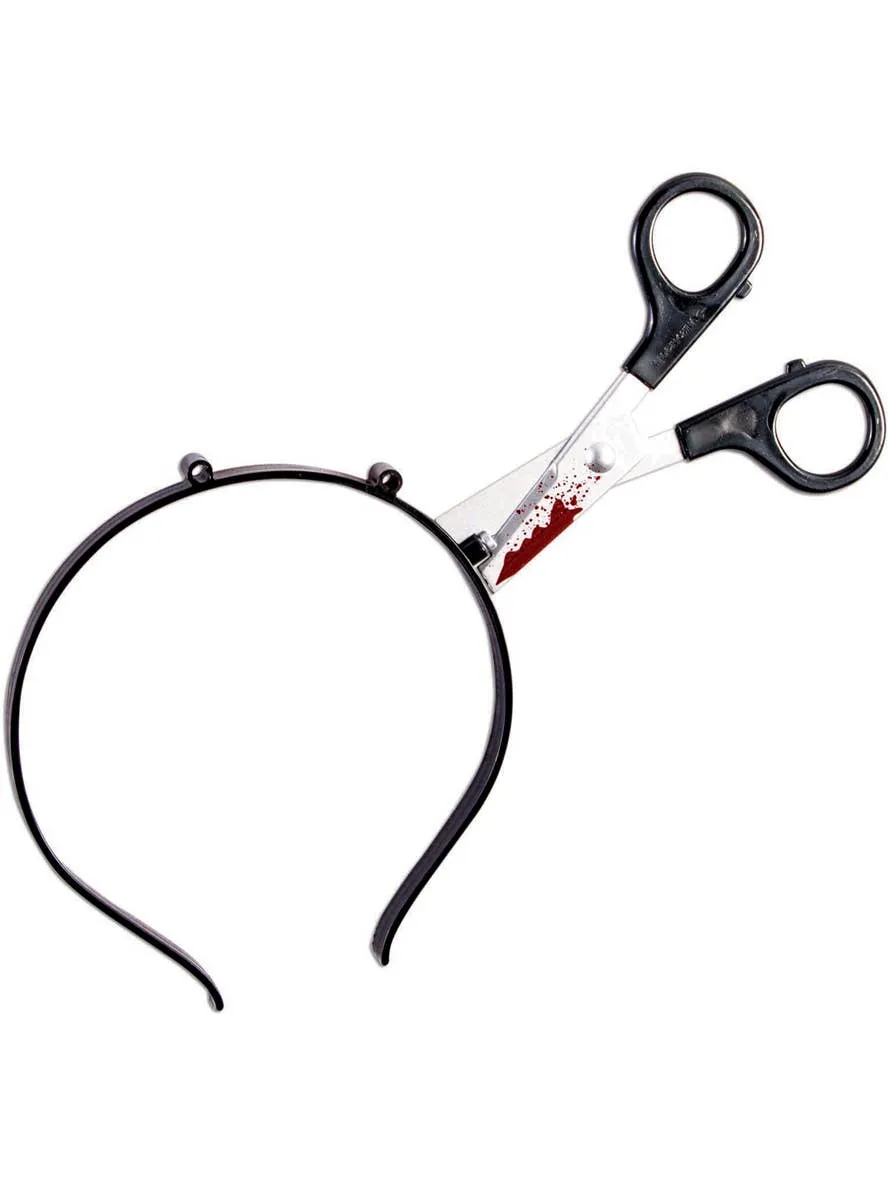Zombie Scissors in Head Halloween Costume Headband