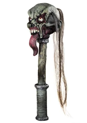 Zombie Skull Staff Halloween Prop
