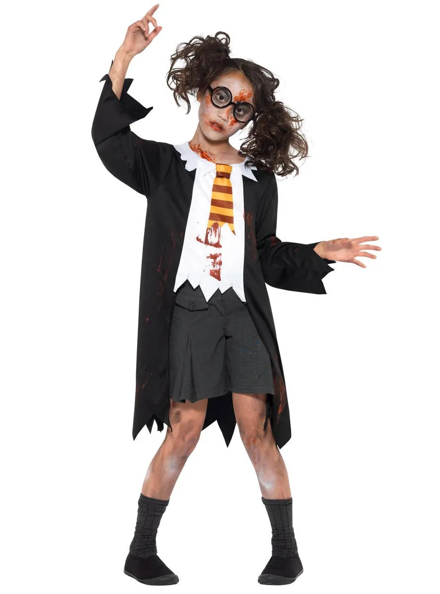 Zombie Student Girls Halloween Costume