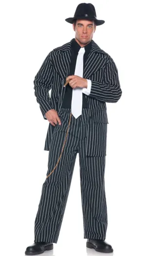 Zoot Suit Mens 40s Pinstripe Dress Up Costume