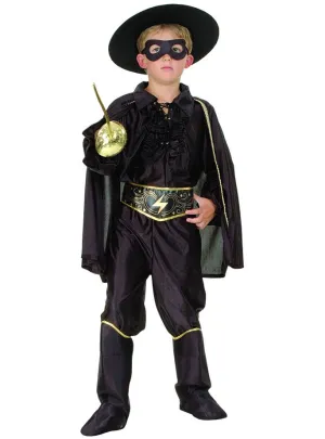 Zorro Inspired Boys Fancy Dress Costume